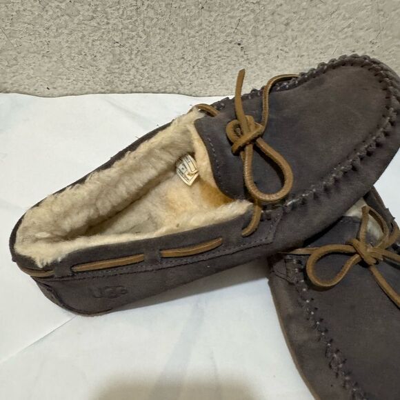 UGG Australia Women Dakota Wool Lined Slippers Brown - Picture 4 of 9